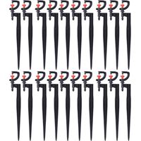 Lot de 20 Micro-Arroseurs Rotatifs 360° Type G, Système d'Irrigation par Aspersion