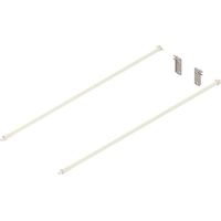 Blum Reling Set für Frontauszug (Möbelbeschlag), Länge 550 mm Stahl cremeweiß