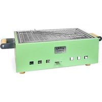 Barbecue Portable à Charbon Tokyo Grille Inox et Design Compact - Vert