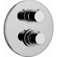 PARTIE EXTÉRIEURE POUR MITIGEUR THERMOSTATIQUE ENCASTRÉ SPARTACO Dimensions : Chrome