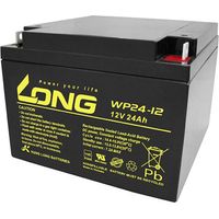 Batería de Plomo Long WP24-12 12V 24Ah Negra