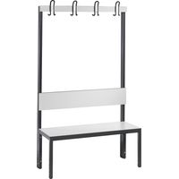 C+P, Banc de vestiaire COMFORT simple face, stratifié HPL,