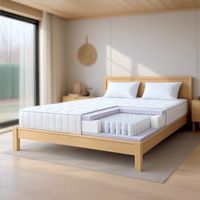 The White Stone Materasso 80x190 a Molle Insacchettate e Memory Foam Altezza 25 cm Ergonomico, Ignifugo, Anallergico Prodotto in Italia