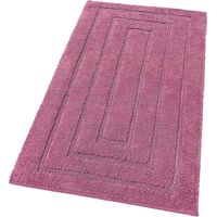Tapis de Bain en Pur Coton Tapis de chevet Elégant et Luxueux Antidérapant Mauve - 50x110 cm