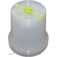 Cloche potagère rigide pour semis – Lot de 3 pièces – Translucide, empilable, 30 cm de hauteur, 35 cm de diamètre – Fabrication française – Pouss Vert