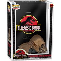Figura POP Movie Poster Jurassic Park Tyrannosaurus Rex and Velociraptor