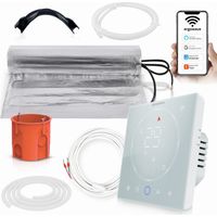 Heizmatte für Paneele 4 m² mit WLAN-Thermostat, Heizmatte für Paneele