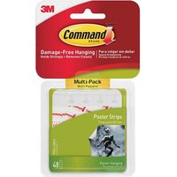 Command 7100336851 17024-48 Poster Strips Value Pack x 48 7100336851 COM0760