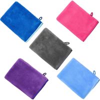 5 Pièces Gant De Toilette, Microfibre, Coton, Pour Bébé