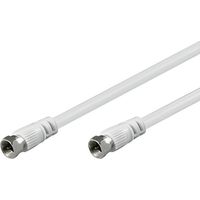 Câble Tv-Sat coaxial - MARQUE - Modèle - Fiches F mâle/mâle - 15.0m - Blindage 75 dB