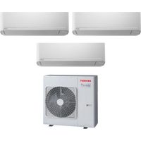 Climatizzatore Condizionatore Toshiba Trial Split Inverter serie SEIYA 7+7+13 (7+7+12) RAS-3M26U2AVG-E R-32 Wi-Fi Optional 7000+7000+13000 (7000+7000+12000)