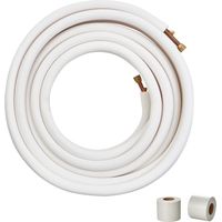 VEVOR Mini líneas divididas, tubos de cobre de 15 m, 9,53 mm, 15,875 mm de diámetro exterior, aislamiento de triple capa para aire acondicionado mini split, equipos de refrigerante