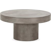 table à café design en ciment gris anthracite élégance minérale - gris anthracite minéral