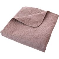 Couvre-lit en microfibre 240 x 220 cm Rose