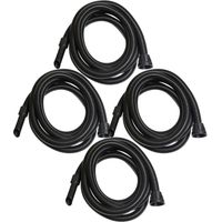 vhbw 4x Tuyau compatible avec Numatic Charles, CT370-2, ERP180-11, ERP180, AS0, George, 903146, AS0 aspirateurs - 5 m, avec raccord circulaire 32mm