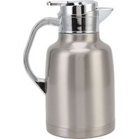 Théière d'hôtel isotherme en acier inoxydable 304