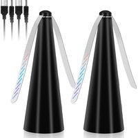 RAnti-Fly Fan, 2 Pieces Outdoor & Indoor Blade Repellent to Keep Flies Away from the Table