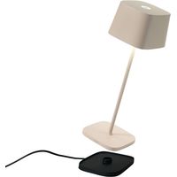 Lampada a led da tavolo Ofelia Pro Sabbia ricaricabile e dimmerabile