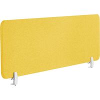 Desk Screen 160 x 40 cm Yellow WALLY