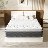 Dewinner – Matelas hybride 140x190cm – Épaisseur 30 cm – Ressorts ensachés et mousse à mémoire de forme – 7 zones de soutien – Confort respirant