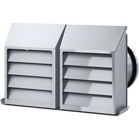 STIEBEL ELTRON Ansaug-Ausblasgitter KWG 160, Stahlblech pulverbeschichtet - 239140