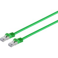 Cavo di rete MicroConnect CAT7 S/FTP da 10 m, verde, AWG 26, CU, SFTP710G