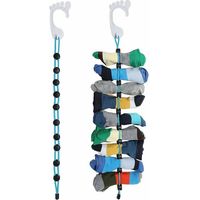 Organisateur de chaussettes, organisateur de chaussettes, outil de nettoyage de chaussettes pour laver, sécher et ranger des paires de chaussettes sans trier ni assortir