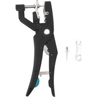 Applicateur d'étiquette d'oreille de bétail, pince hydraulique à rebond automatique en acier allié pour animaux de ferme, bétail, mouton, cochon, chèvre
