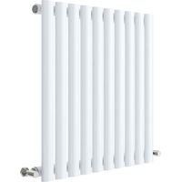 Nuie 600mm x 586mm Gloss White Revive Single Panel Radiator - HL338