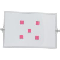 Symbole magnétique Carré 2x2 cm rose