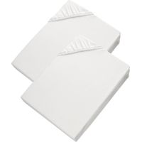 ESPRIT drap-housse PREMIUM - Lot de 2 200x200 cm, Blanc