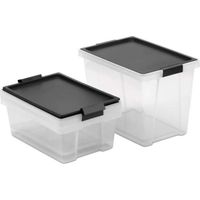 Aufbewahrungsboxen Tatay 3 Stück 2x7L 1x15L stapelbar