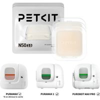 Petkit – Désodorisants N50 2.0 pour litière automatique – Lot de 3 – Anti-odeur – Pellicule plastique agréable au toucher