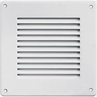 GRIGLIA IN METALLO DA SOVRAPPORRE CON RETE L. 140 X H. 140 MM Bianco FIRST