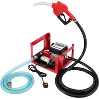 Mophorn Pompe à Huile Automatique 220 V, Transfert Diesel Électrique 2800 tr/min, Débit 40 L/min, Pompe Auto-Aspirante avec Débitmètre et Moteur Performant