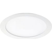Rundes LED-Einbau-Downlight „Basic LED“ (18 W, 4000 K, 390 lm), IP44, Ø12 x 2,1 cm, weiße Farbe