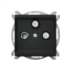 Ospel Sonata RTV-SAT-SAT decodificador empotrado negro metal