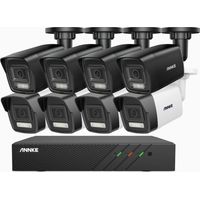 ANNKE 3K PoE Sistema de Videovigilancia,8 Cámara Detección de Movimiento Color Visión Nocturna,1TB HDD