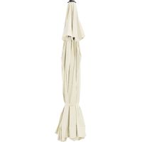 vidaXL Tissu de remplacement pour parasol d'extérieur Sable 515 cm