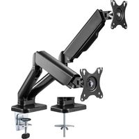 Techly Universelle Tischhalterung für zwei Monitore