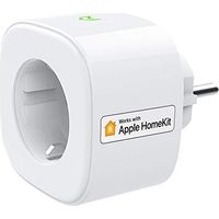 Prise connectée intelligente Type F – Compatible Apple HomeKit, Siri, Alexa, Google Home – Contrôle à distance, programmation de scènes – Meross