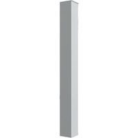 Poteau support aluminium sur platine H1300 mm Dimensions poteaux 120 mm x 120 mm Couleurs Gris clair (RAL 7035)