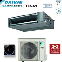 daikin bluevolution air conditioner ducted air conditioner medium head 21000 btu fba60a single phase r-32 wi-fi optional - italian warranty wired control black brc1h519k / brc1h52k