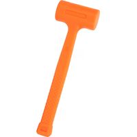 0,5 lb (ca. 227 g) leichter Trägheitshammer Kopf aus PVC-Gummi Kein Rückprall Für Karosseriearbeiten, Fliesenverlegung, Möbelmontage Kraftvoller Schlag ohne Spuren zu hinterlassen