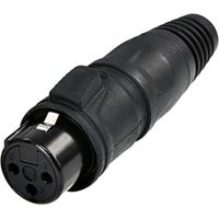 Rean AV RCX3F-Z-002-1 XLR-Steckverbinder Buchse, gerade Polzahl: 3 1 St.