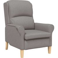 Fauteuil relax Fauteuil Taupe tissu