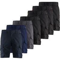 Blaklader 1446 Industria Stretch Arbeitsshorts - 54 (EU) - Negro /Gris Oscuro