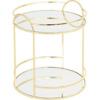 Plateau Déco Miroir 2 Étages "Feel" 24cm Or