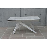 Tavolo vetroceramica allungabile 160x90 cm - 240x90 cm gambe a V