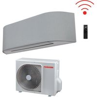 Climatizzatore Condizionatore Toshiba Inverter serie HAORI 10000 (9000) btu R-32 RAS-B10N4KVRG-E Wi-Fi Integrato A+++ Grigio Chiaro/Grigio Scuro - NOVITA' Grigio Chiaro Grigio Chiaro Grigio Scuro,R-32